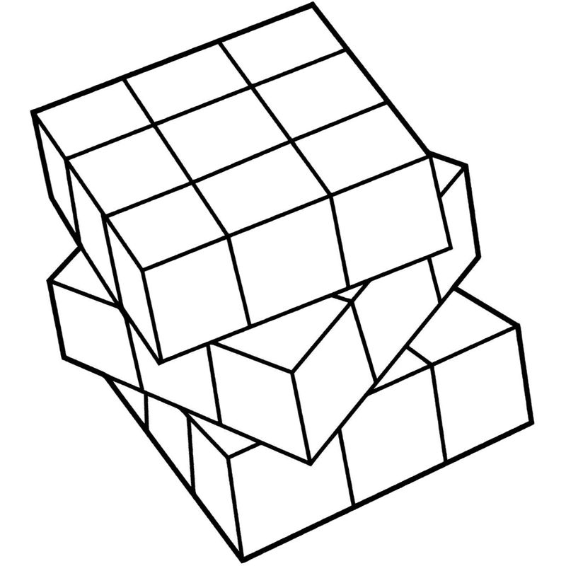 интересный куби рубик - распечатать, скачать бесплатно