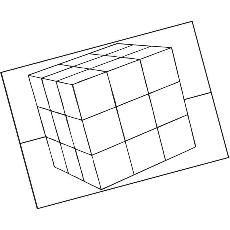 классный кубик рубик - распечатать, скачать бесплатно