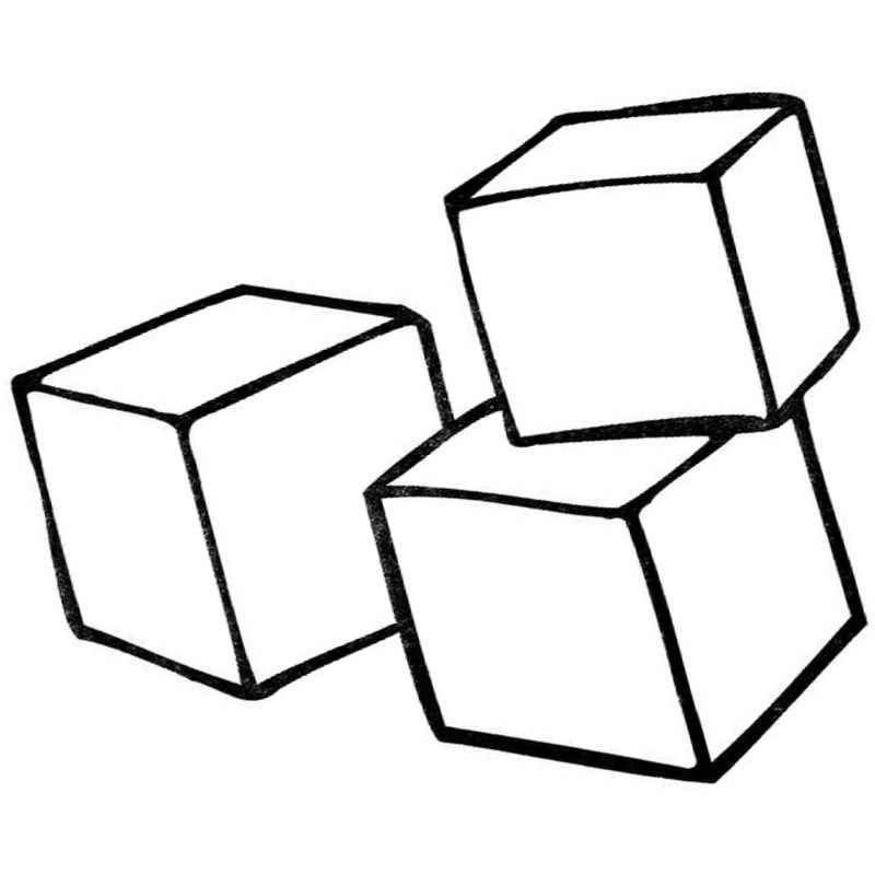кубики из садика - распечатать, скачать бесплатно