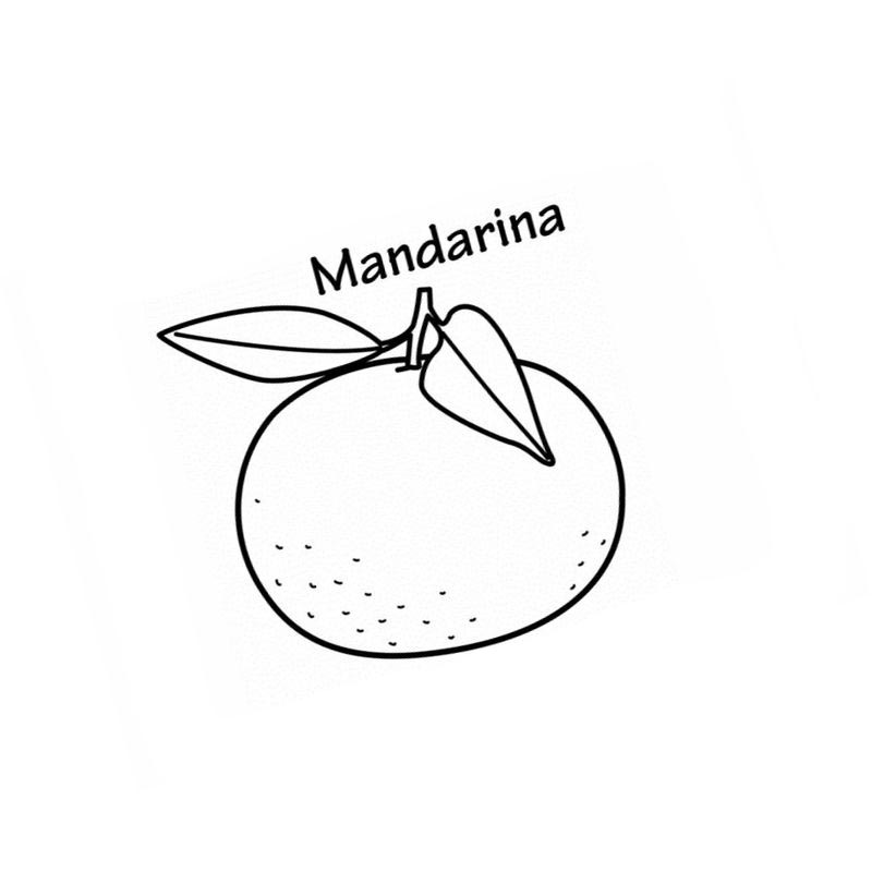 прекрсный мандарин - распечатать, скачать бесплатно