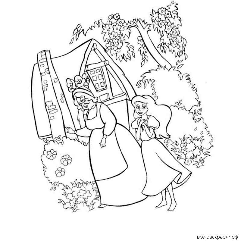 Нарисовать иллюстрацию к сказке снежная королева. Раскраски снежной королевы Кая и Герды. Раскраска Герды из сказки Снежная Королева.